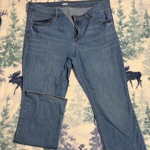 Old Navy Women's Straight Leg Blue Jeans